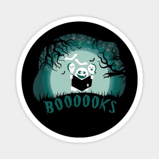 Ghost Book Reading books lover Halloween funny gifts Magnet